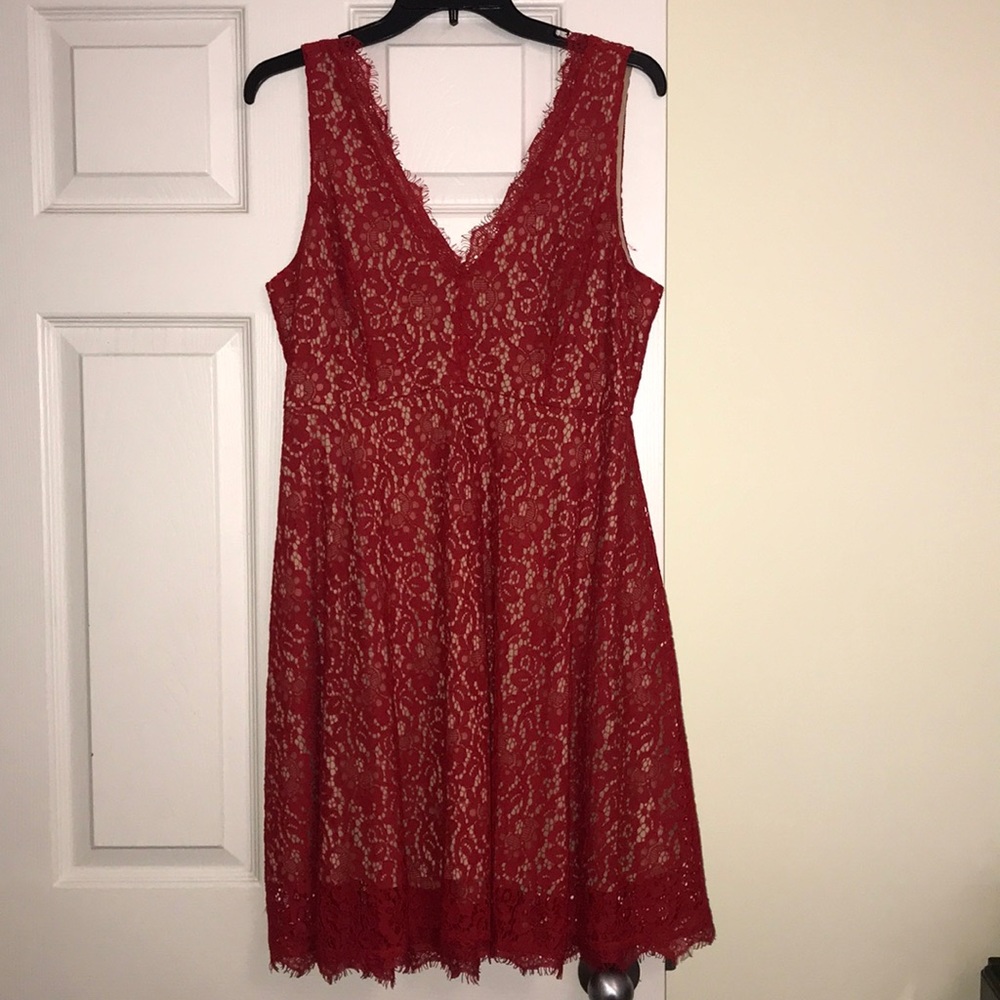 Red Lace Dress